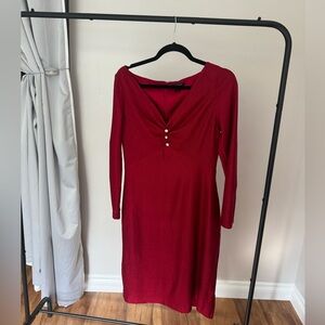 St John Red Dress